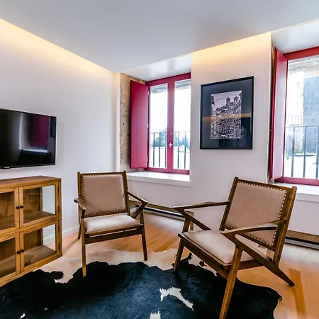 아파트 Fabrica 55 With Ac, View And Elevator 포르투